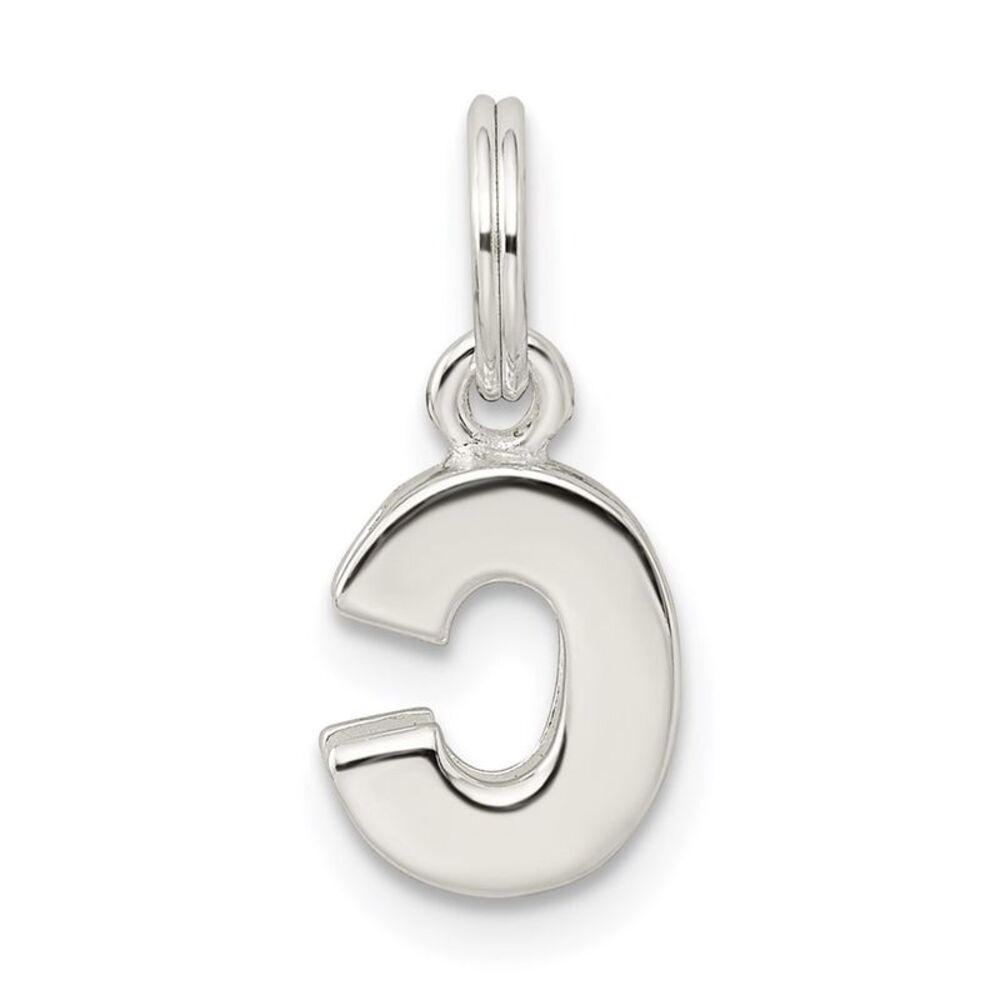 Kazi Luxury Sterling Silver Letter C Initial Charm - image 4